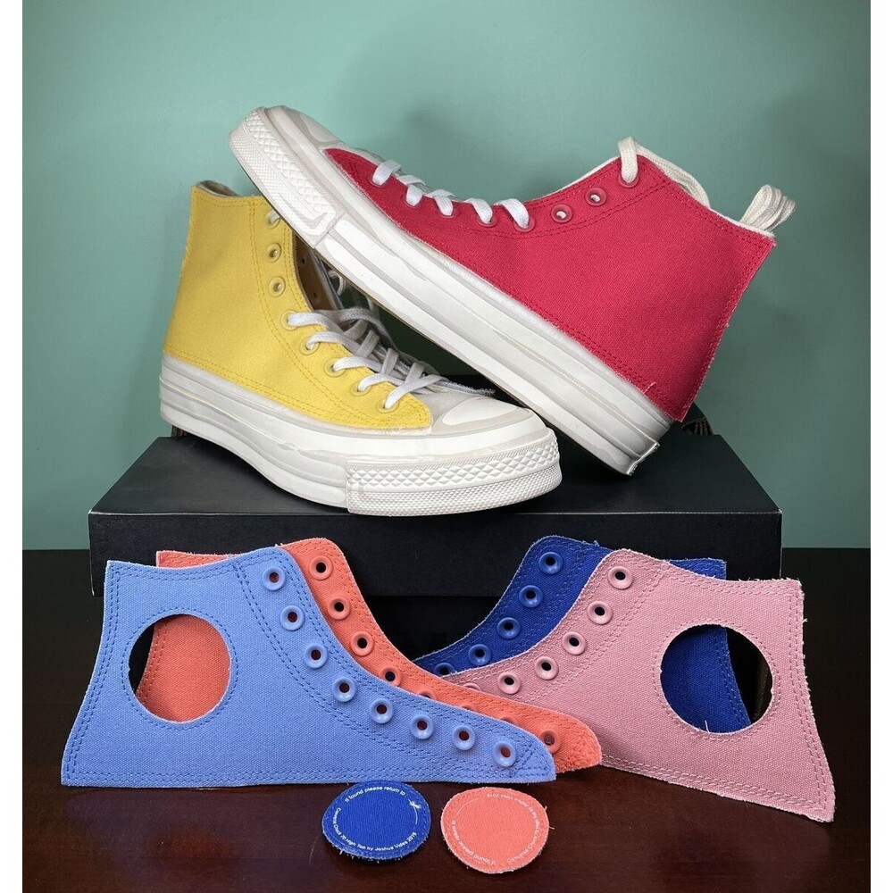 Joshua Vides X Converse Chuck 70 Hi Interchangeable Panels Multi Color Size 7-11